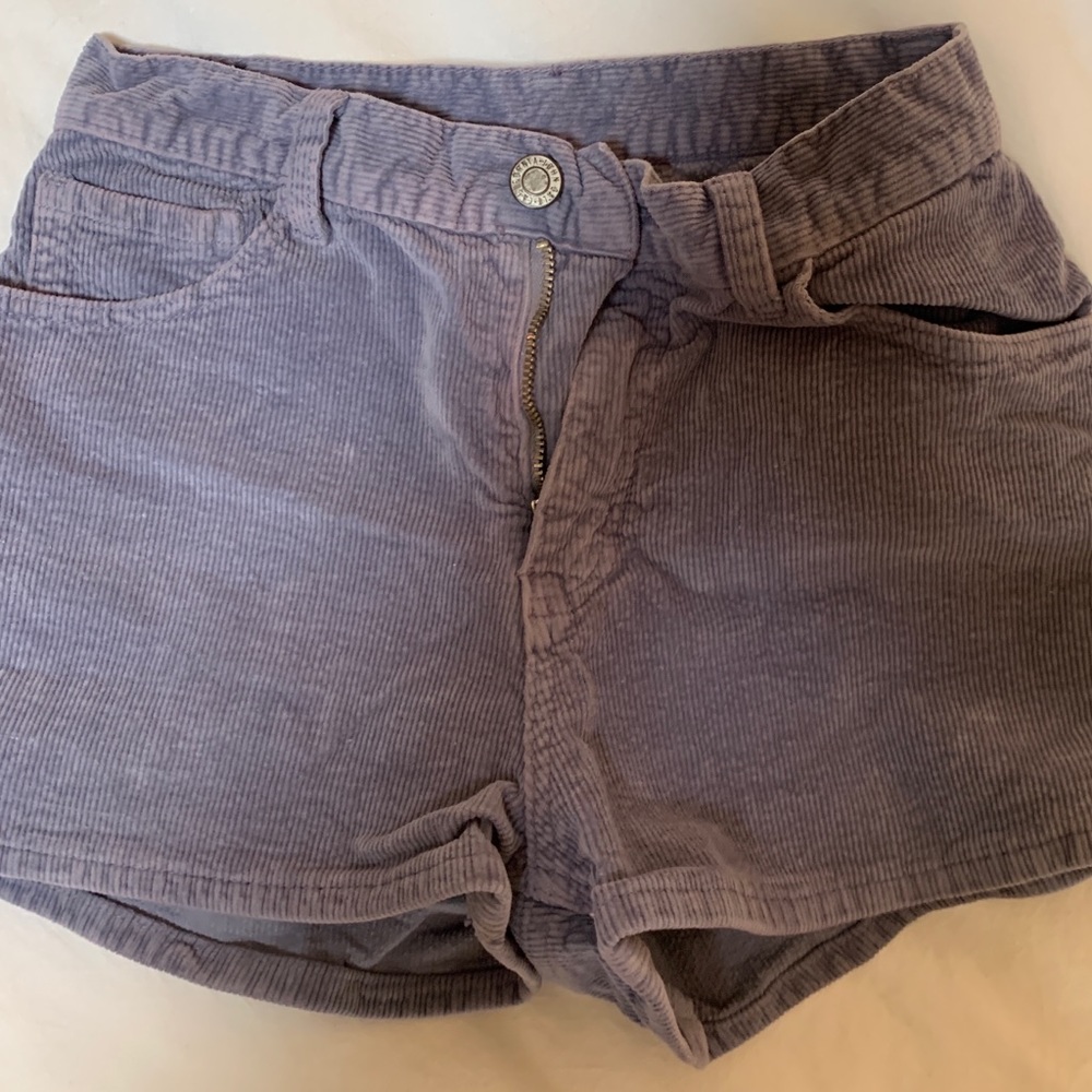 velvet/ swede jean shorts